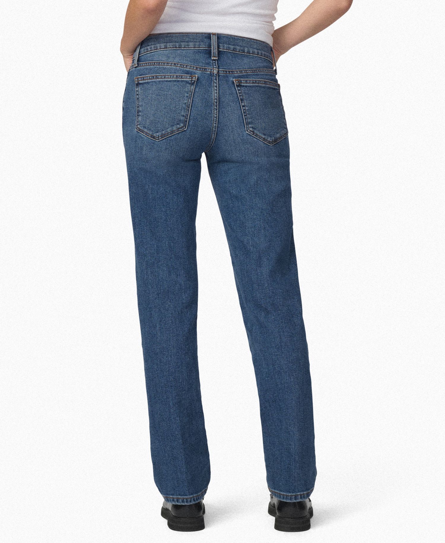 Women's The Romy Mid-Rise Straight Jeans