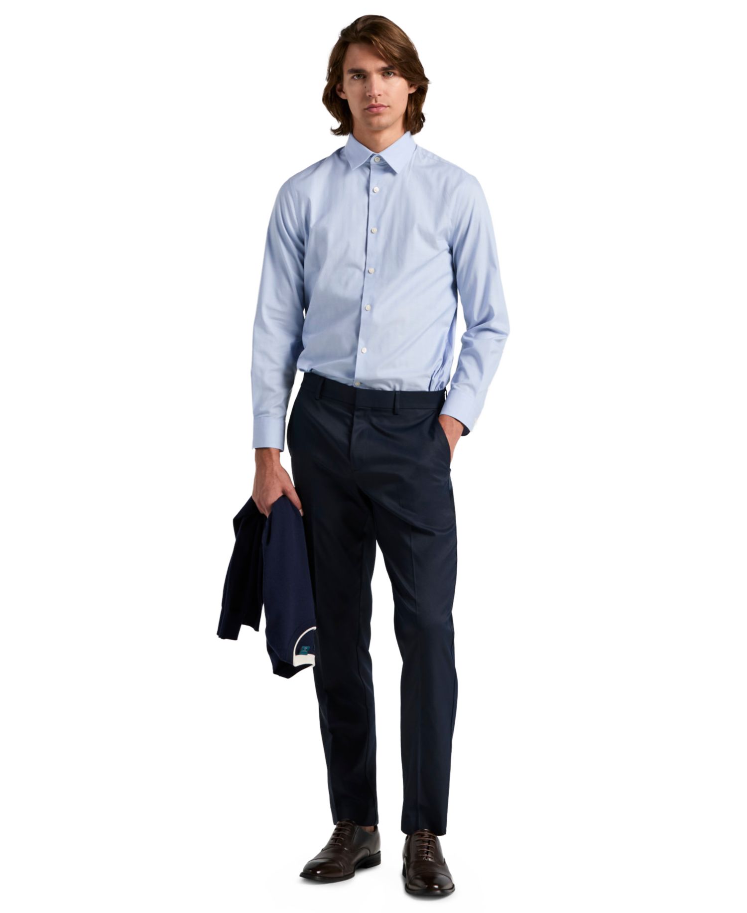 Men's Flat Front Modern-Fit Dress Pants