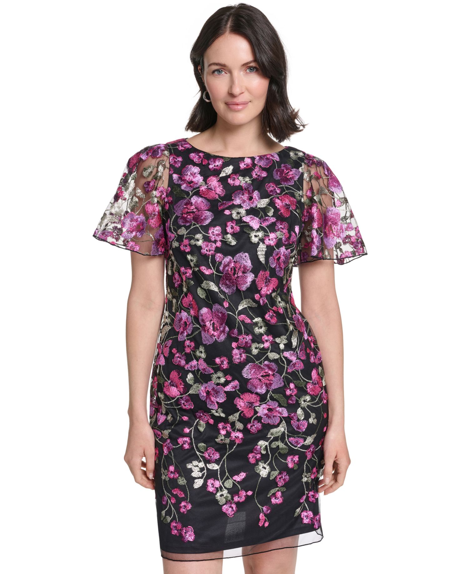 Petite Boat Neck Dress