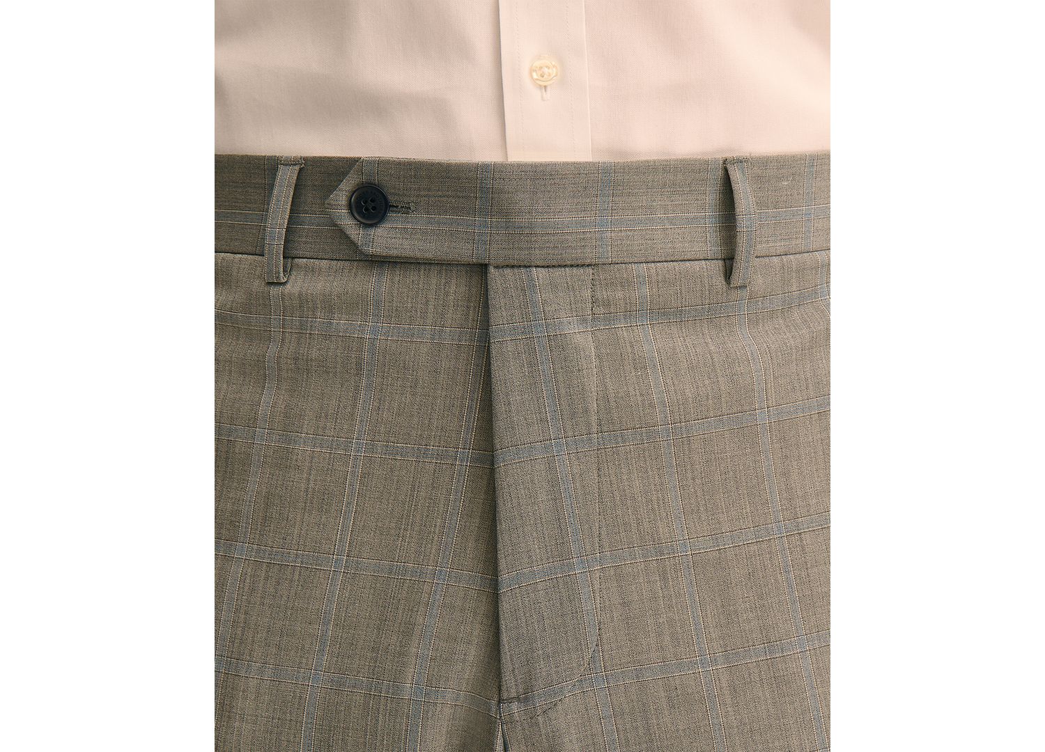 Men's Wool-Blend Stretch Regular-Fit Suit Separates Pant