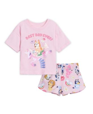 Toddler Girls (2T-12) 2-Piece T-Shirt and Shorts Set