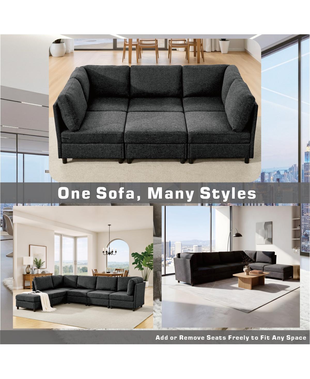 Streamdale Furniture Modern Modular Corner Sofa