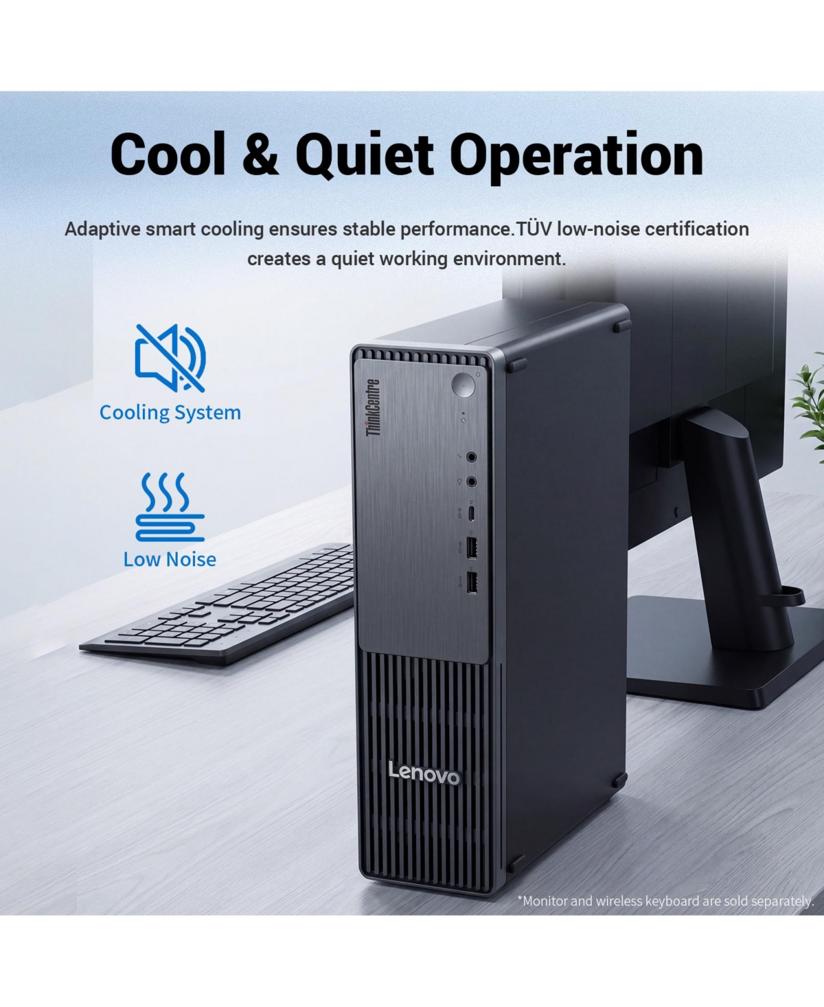 Lenovo ThinkCentre neo–Business Sff Desktop, Amd Ryzen 7 250, Amd Radeon Graphics, 16GB DDR5, 1TB Ssd, Win11 Pro