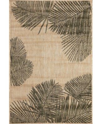 Lush Decor Carmel Palm 3'3" x 4'11" Outdoor Area Rug