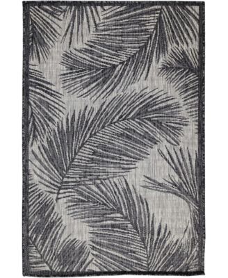 Carmel Fronds 3'3" x 4'11" Outdoor Area Rug