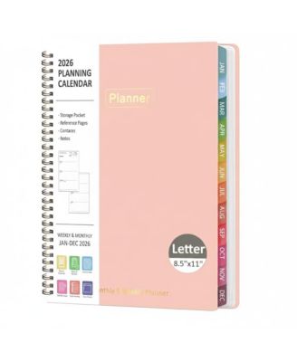 2026 Planner Weekly Monthly Hardcover Agenda