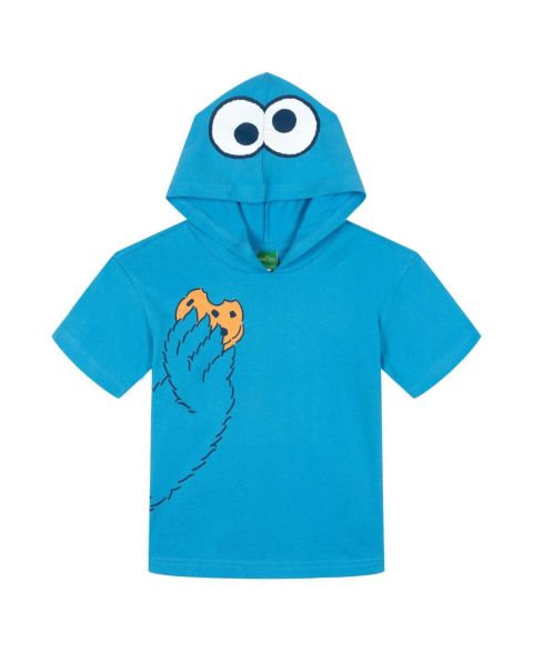 Футболка Sesame Street Cosplay Hooded для мальчиков-малышей, цвет: Синий
