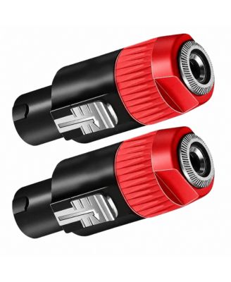 Speakon to 1/4" Twist-Lock Audio Adapter, for Speakon/1/4" Devices