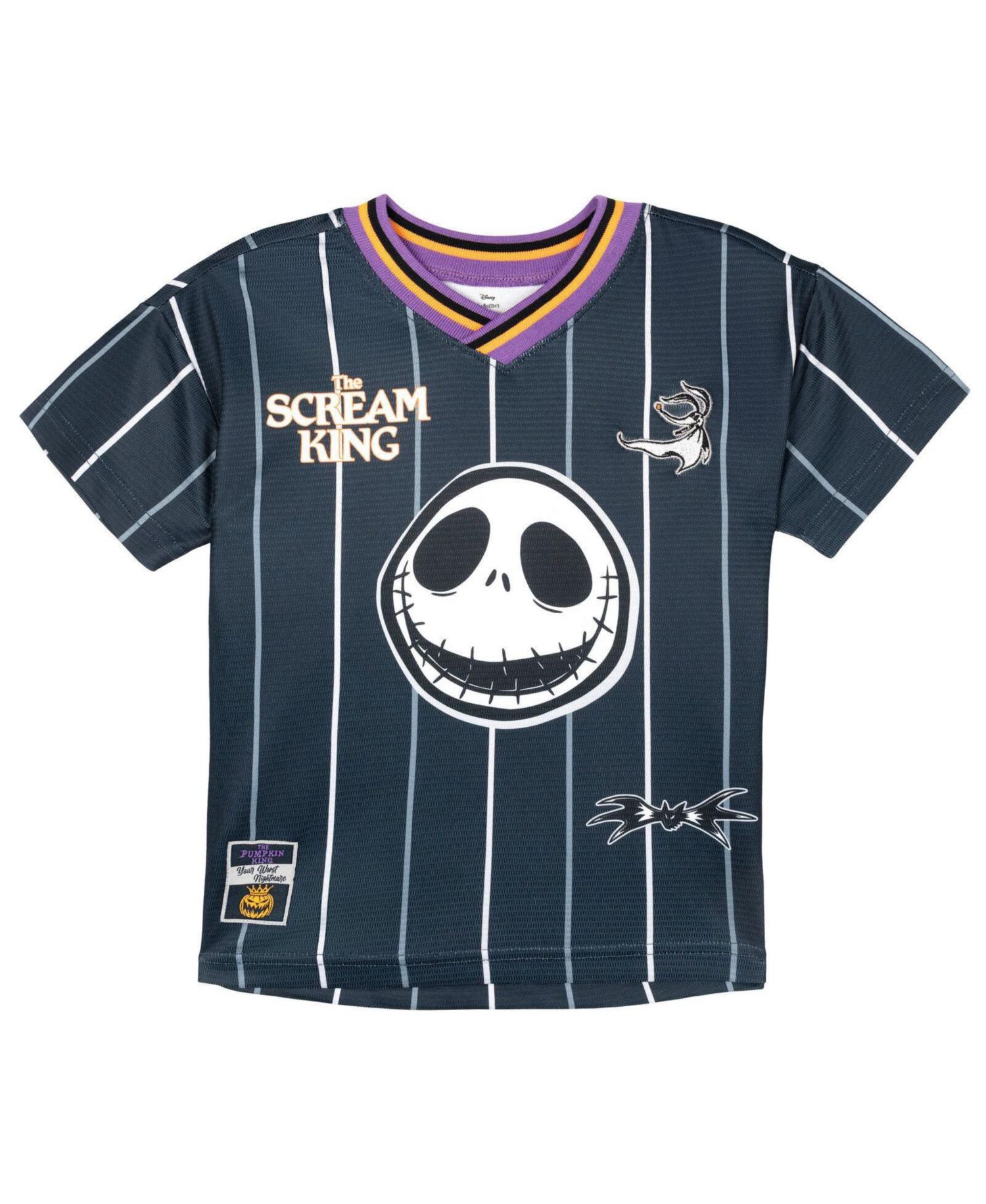 Toy Story Boy's Mickey Mouse Jack Skellington Athletic T-Shirt