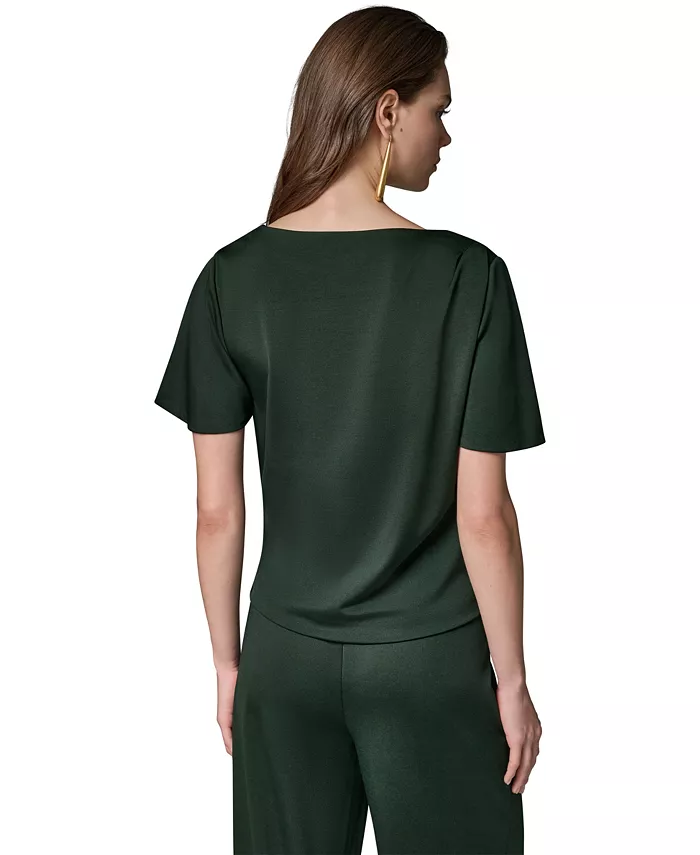 Women's Ruched Side Short-Sleeve Top - thumbnail 9