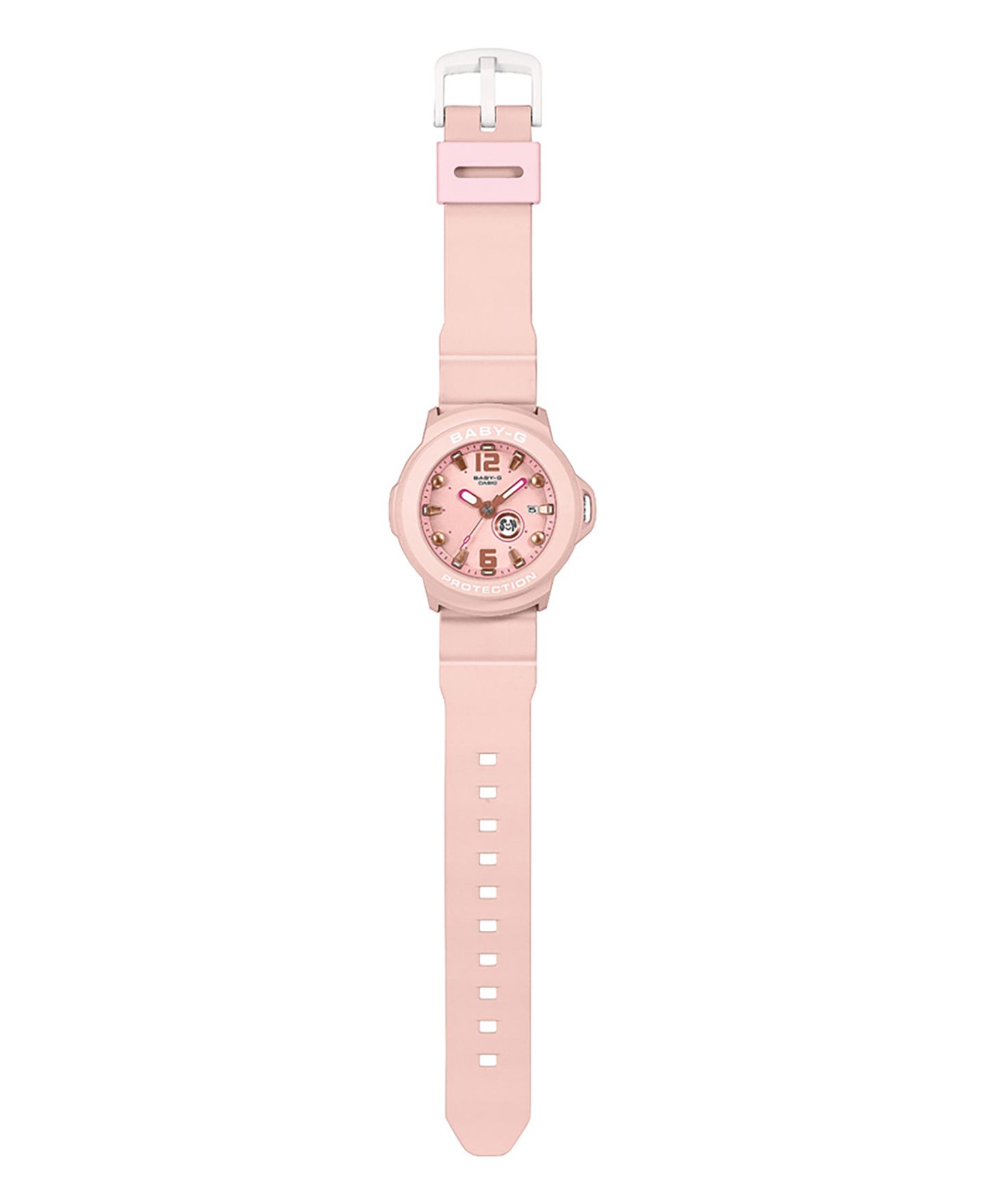 Женские часы G-Shock Baby-G Pink Resin Analog Watch 42.4mm — фото 4