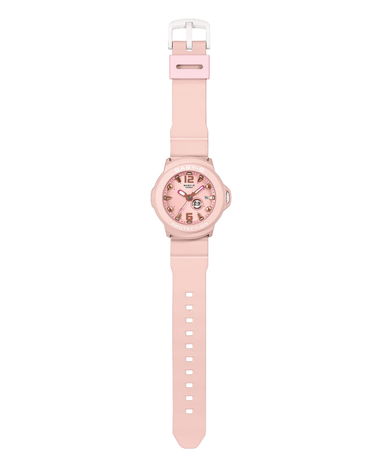 Baby-G Women's Pink Resin Analog Watch 42.4mm