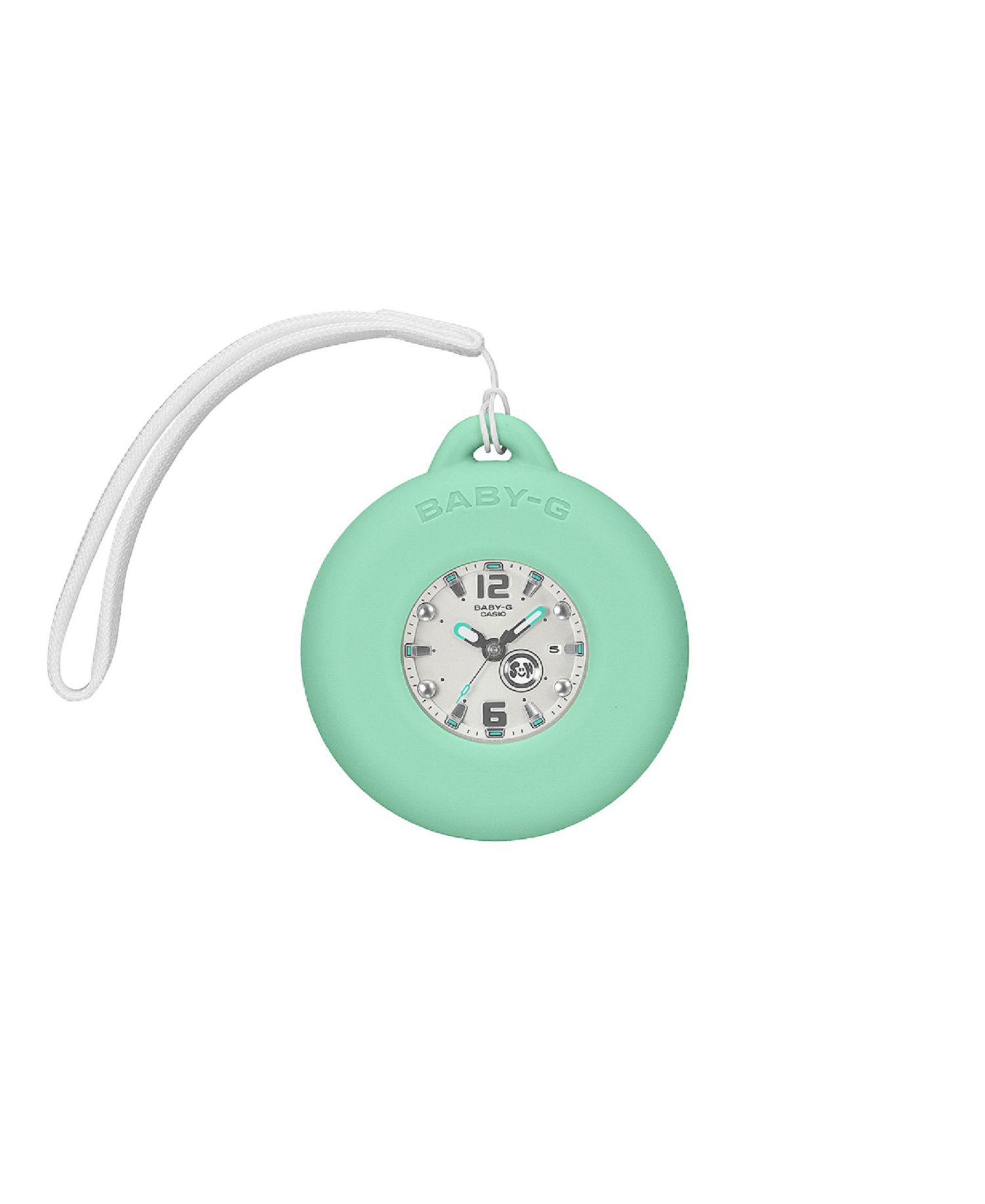 Baby-G Women's White Resin Analog Watch 42.4mm