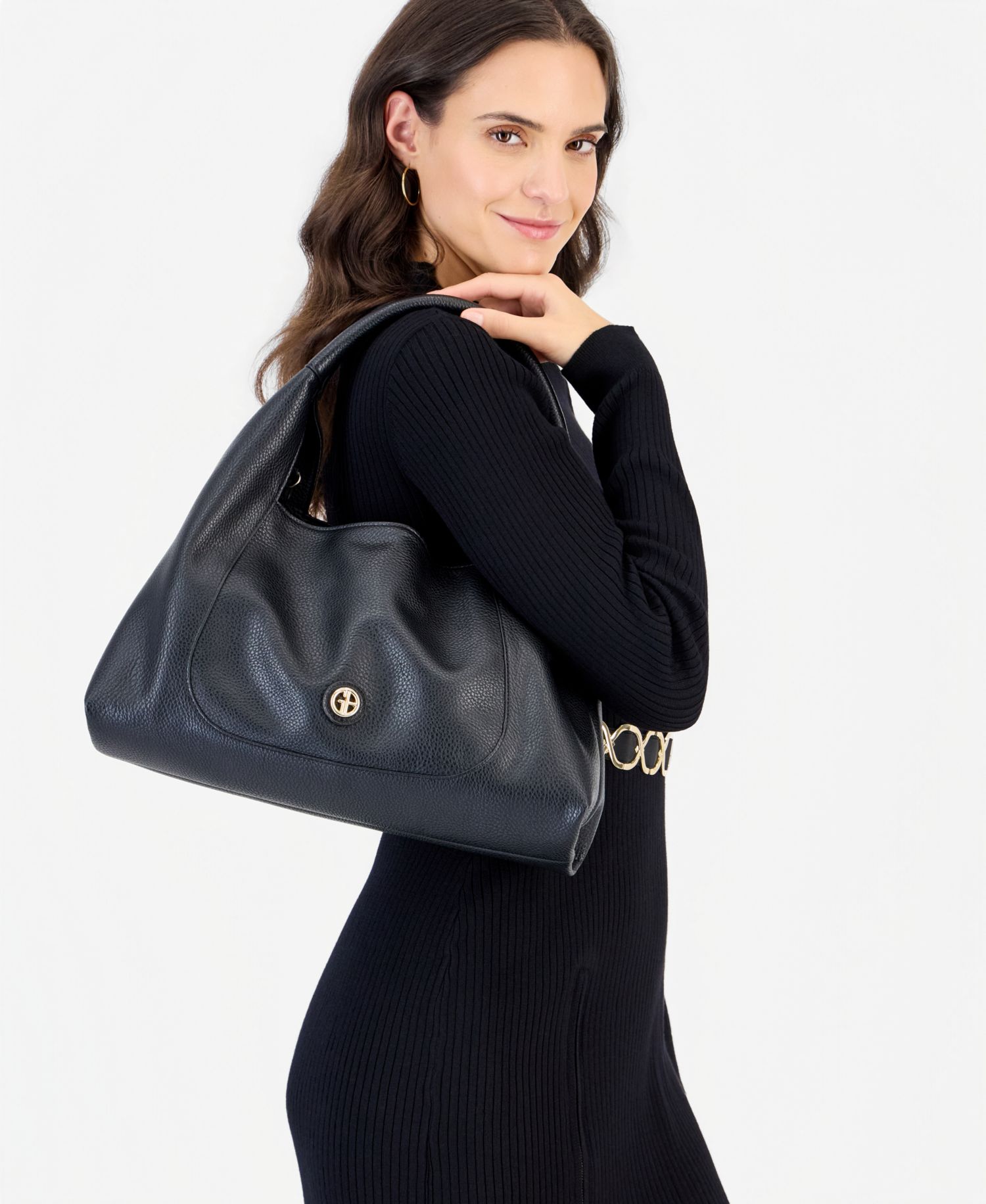 Pebble Medium Shoulder Bag