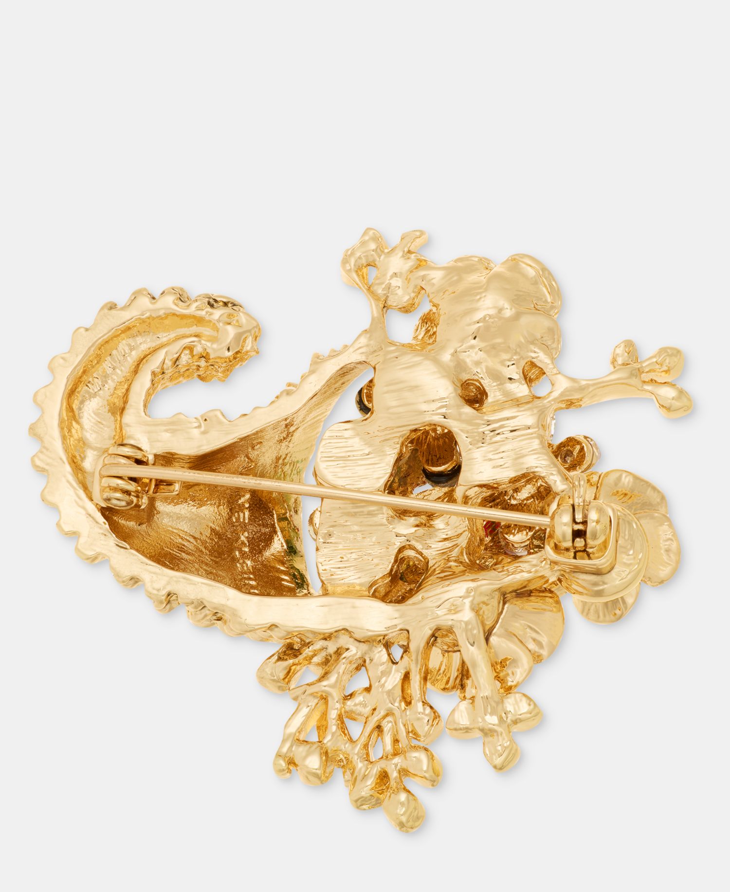 Stone Flower Cornucopia Pin