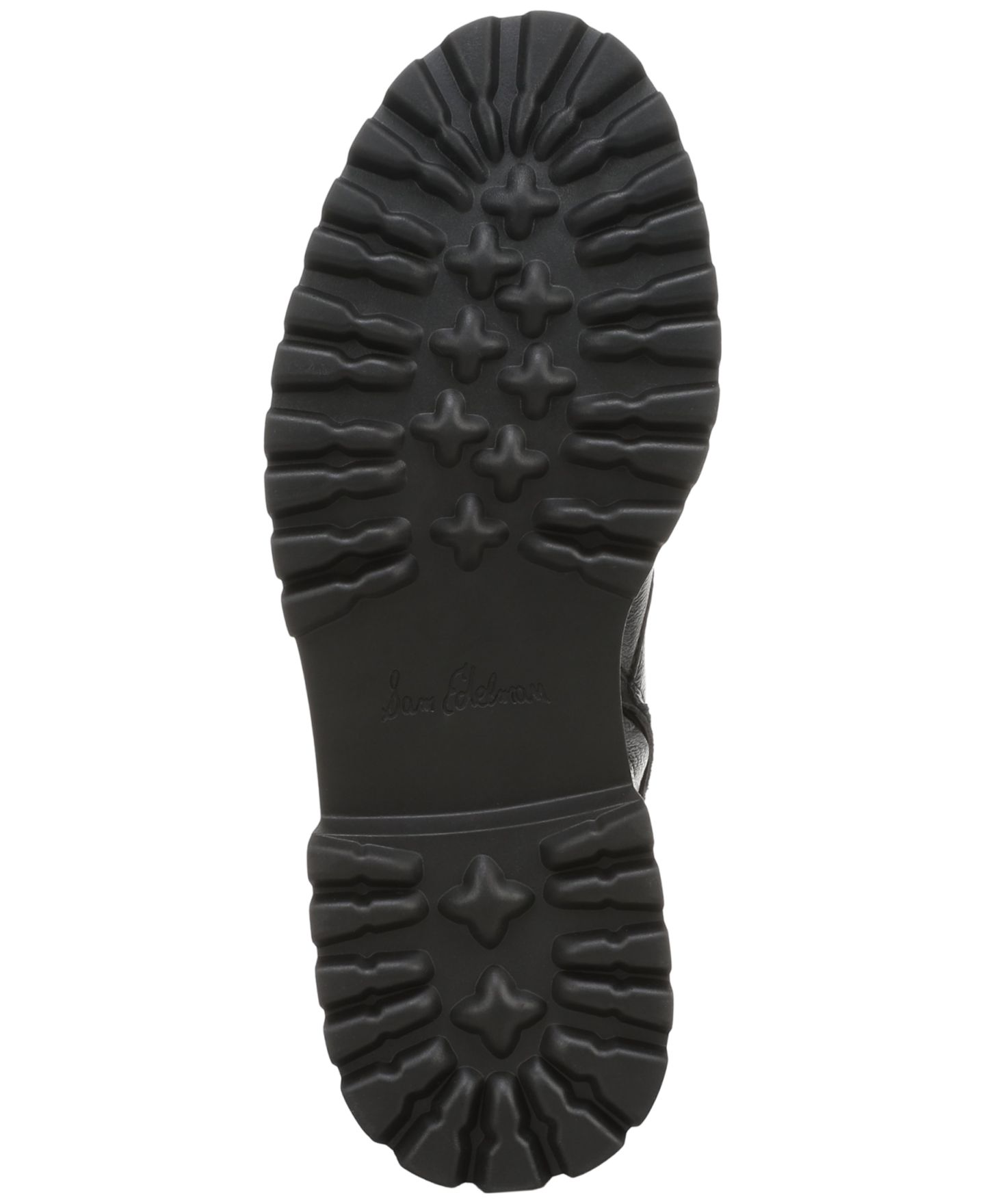 Женские ботинки Sam Edelman Gemma Zipper Short, цвет: Чёрный кожаный — фото 5