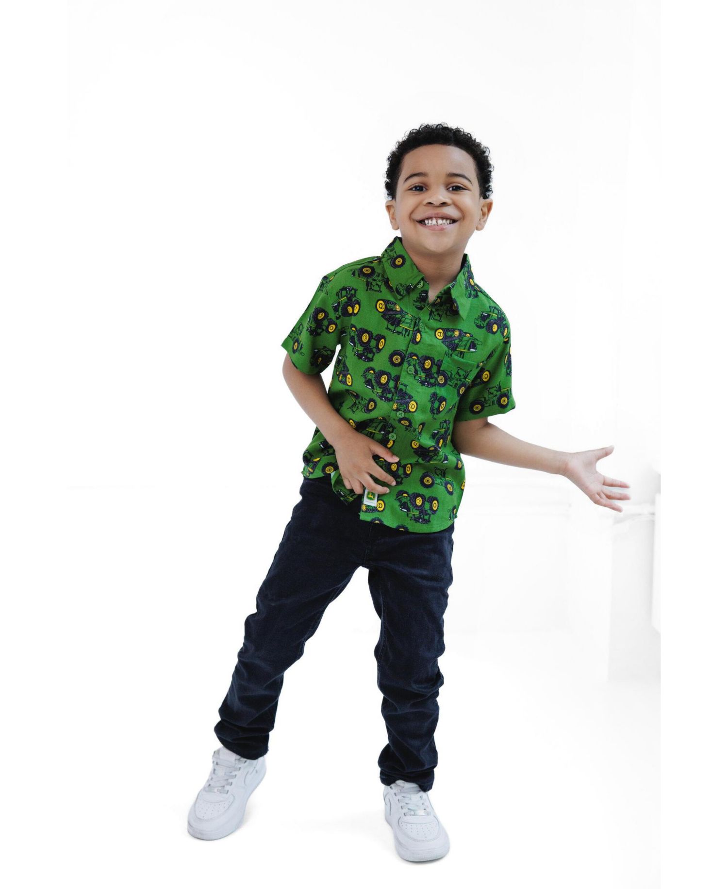 Little Boys (5-12) Short Sleeve Button-Down Shirt