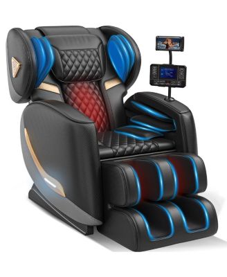  Zero Gravity Full Body Massage Chair with Heating, Bluetooth, and Touch Screen