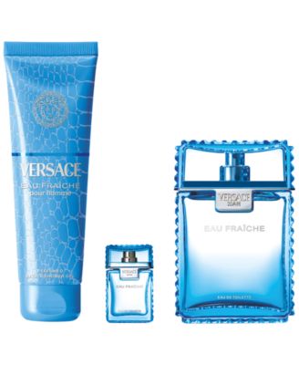 Versace 3-Piece Men's Eau Fraiche Gift Set - Macy's