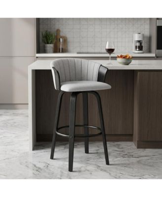 26" Fabric Swivel Counter Height Bar Chair