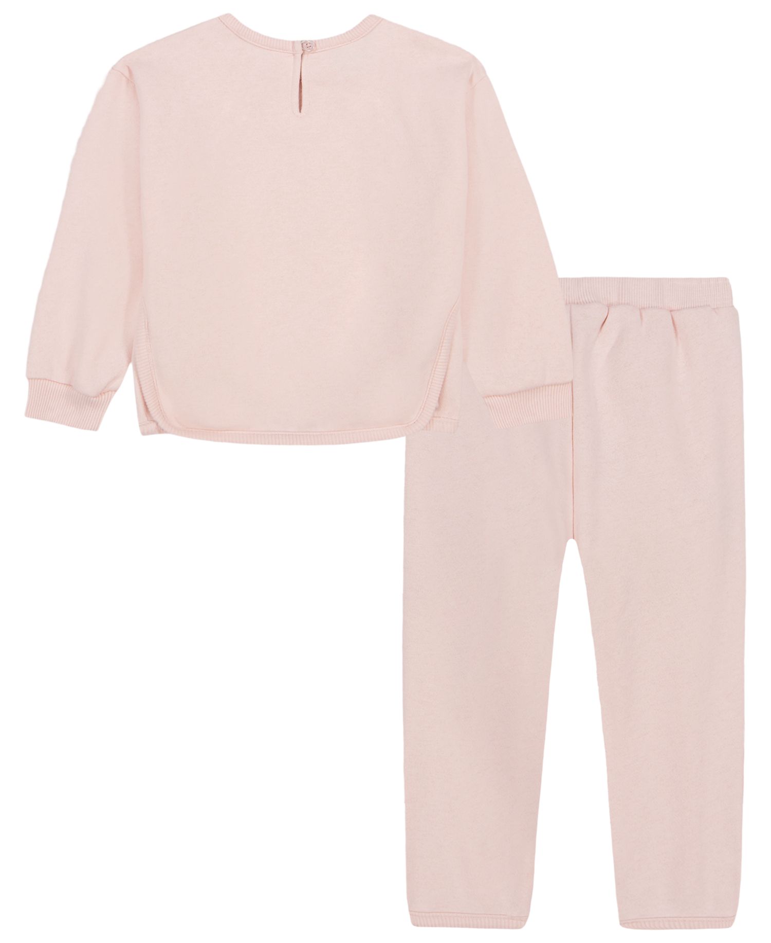 Baby Girls' Long-Sleeve Top and Pants, 2-Piece Set