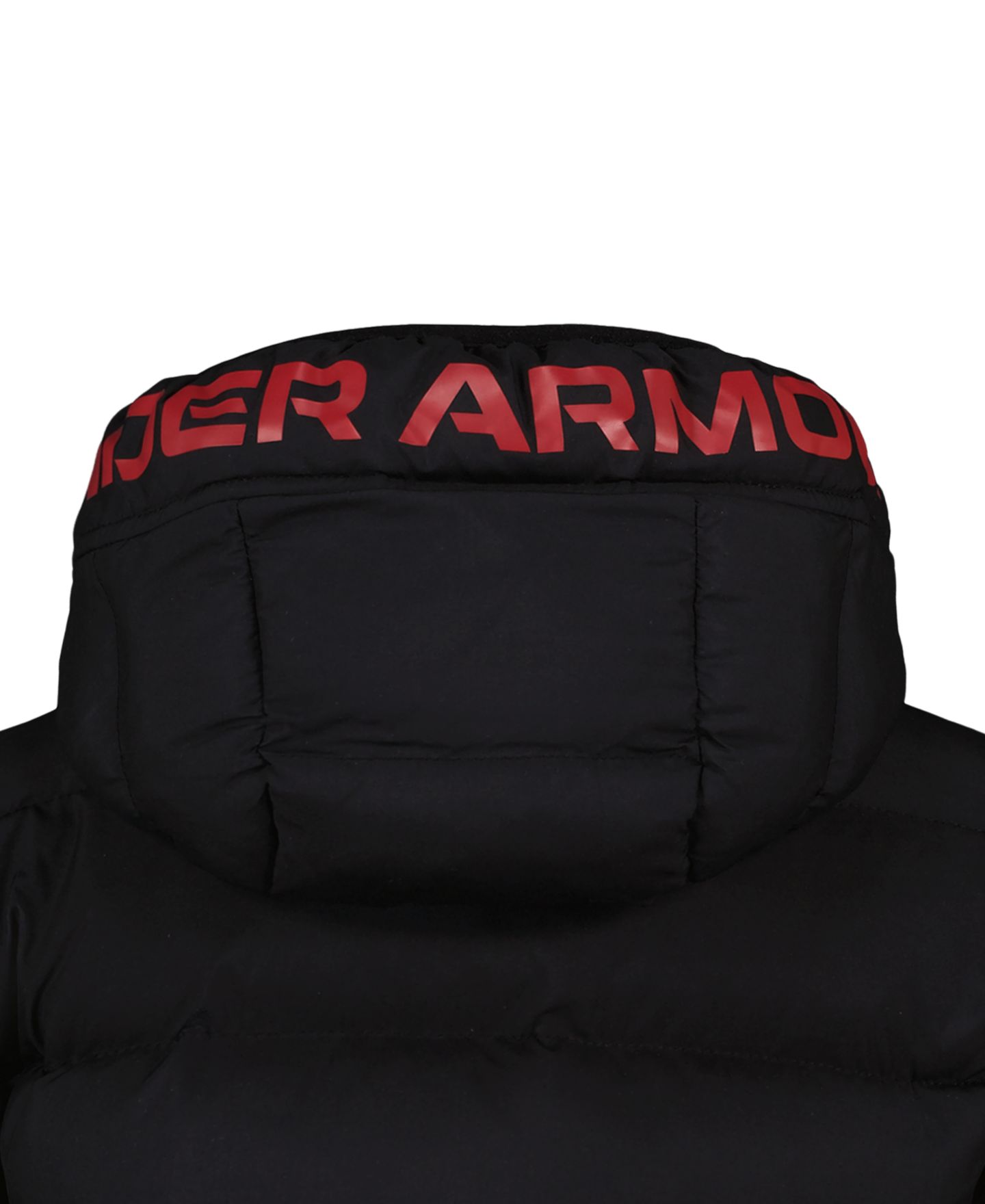 Куртка Under Armour Logo Full-Zip Puffer Hooded Jacket для мальчиков, цвет: Бежевый / Чёрный — фото 25