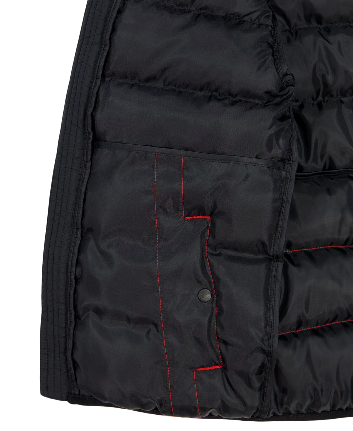 Boys' 8-20 Logo Full-Zip Puffer Hooded Jacket