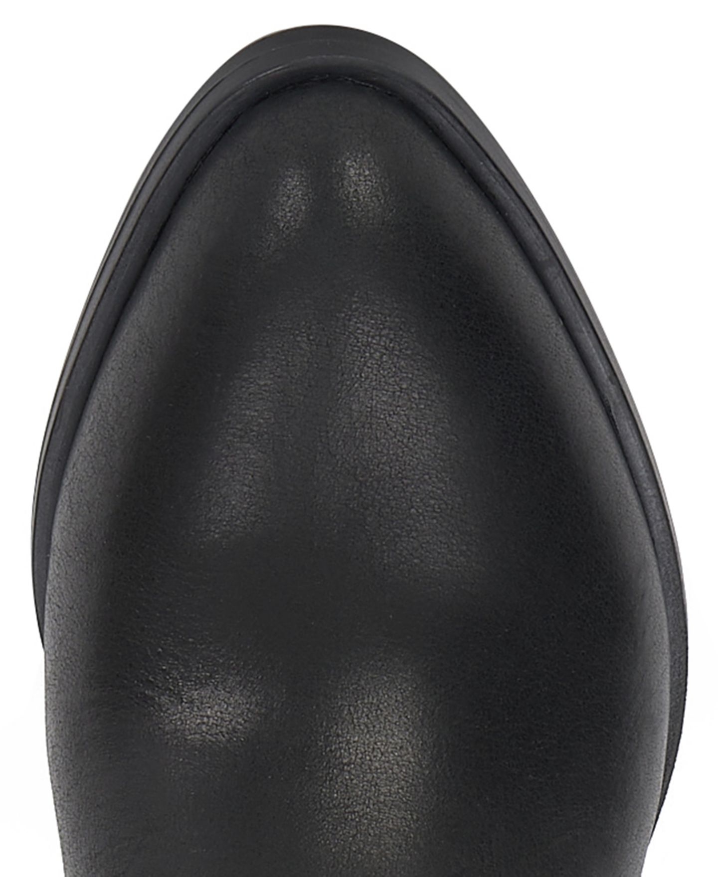 Женские ботинки Lucky Brand Frahna Almond Toe Stacked Heel Knee, цвет: Чёрный замшевый — фото 4