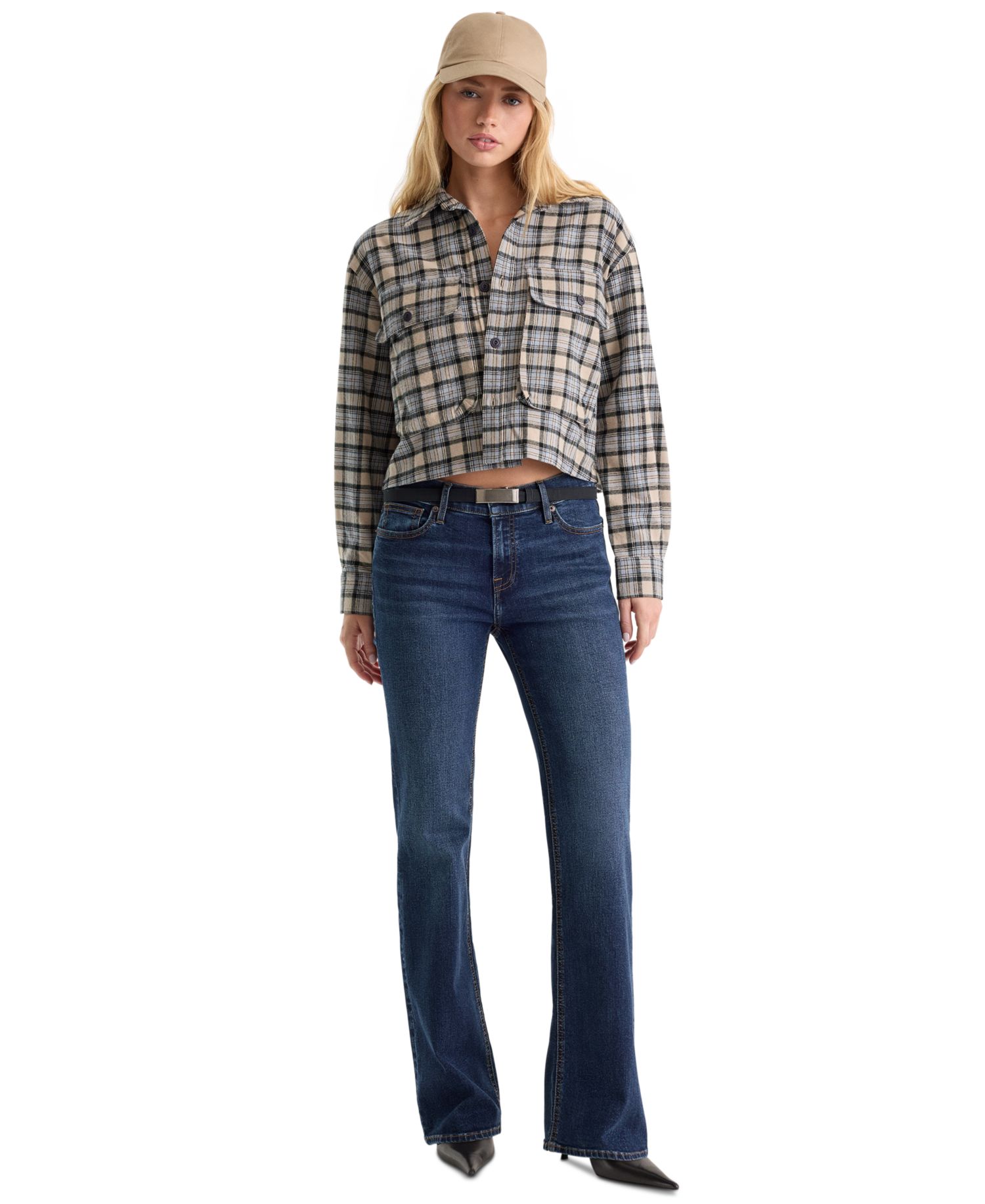 Women's Low-Rise Bootcut Stretch Jeans