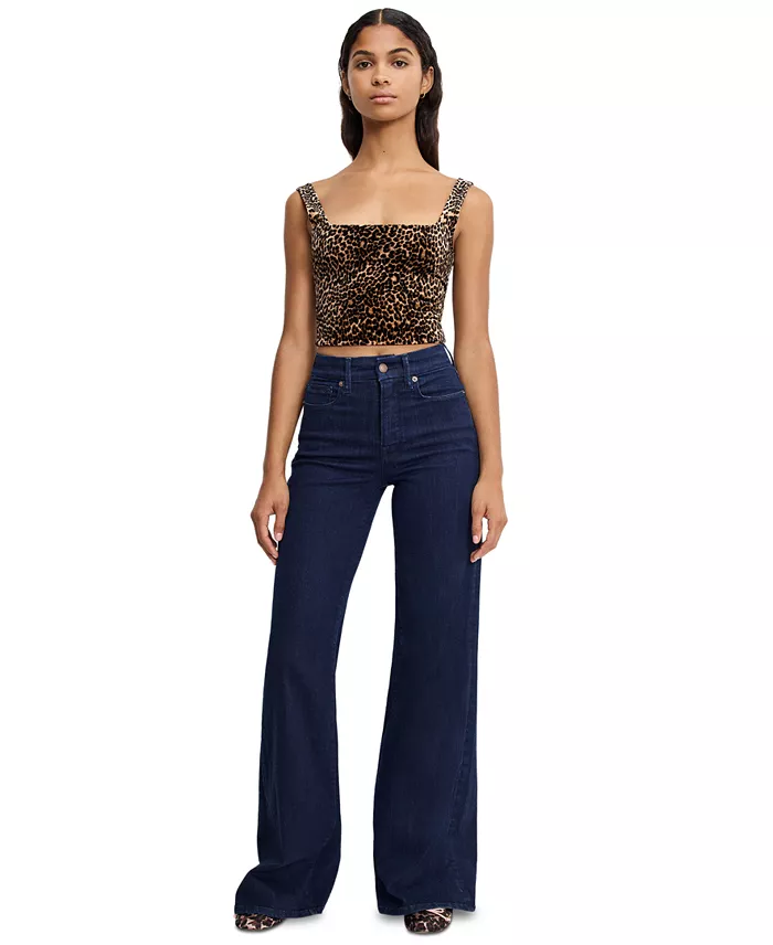 Petite High-Rise Wide-Leg Ankle Jeans - thumbnail 2