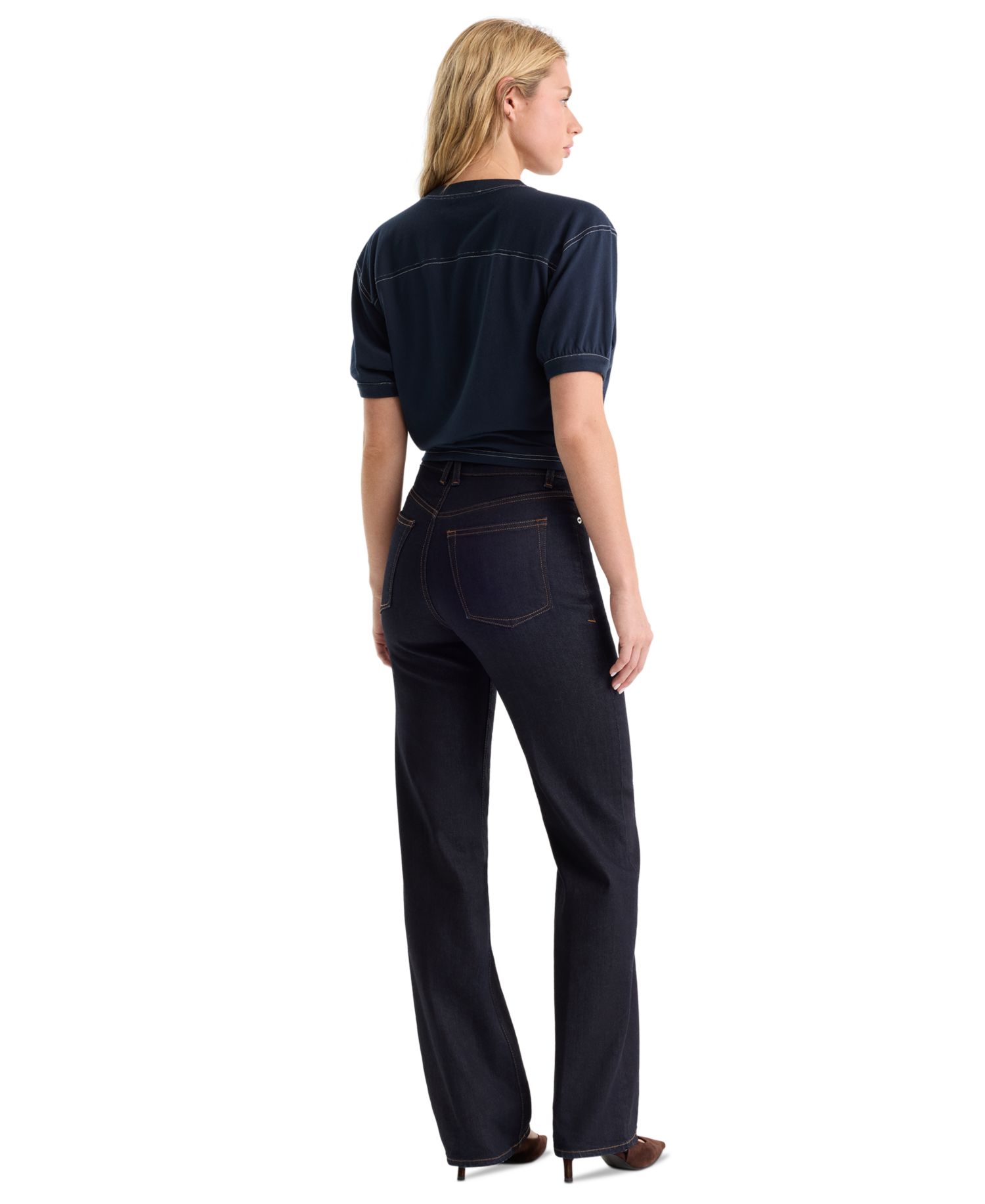 Women's High-Rise Straight-Leg Jeans
