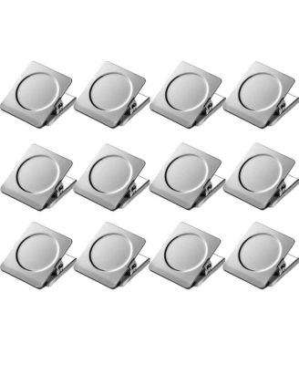 Heavy Duty Metal Magnetic Clips Extra Strong For Whiteboard Office Refrigerator Classroom