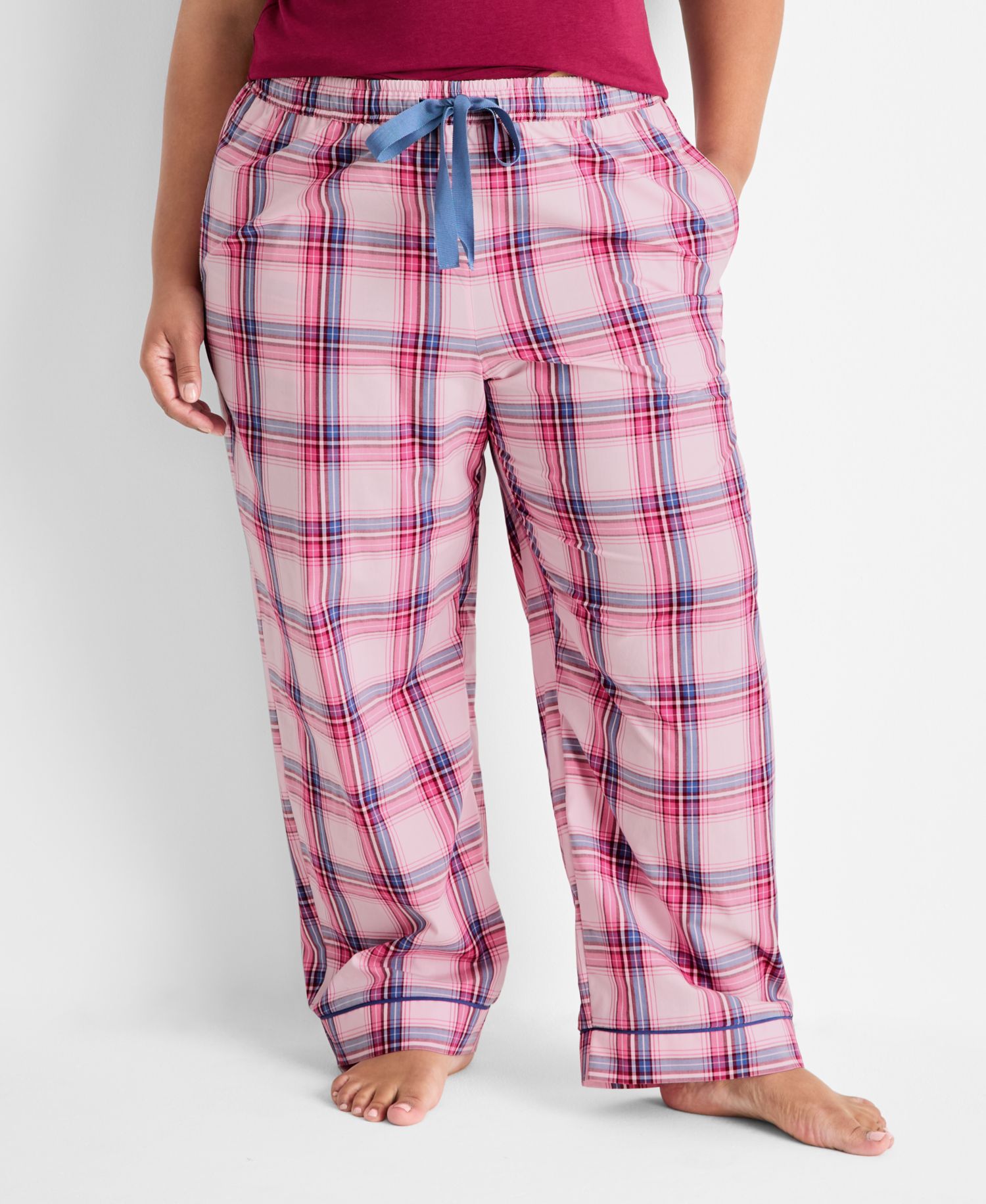 Women's Poplin Pajama Pants, XS-3X