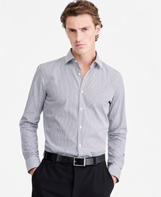 HUGO by Men's Valerio Modern-Fit Patterned Dress Shirt