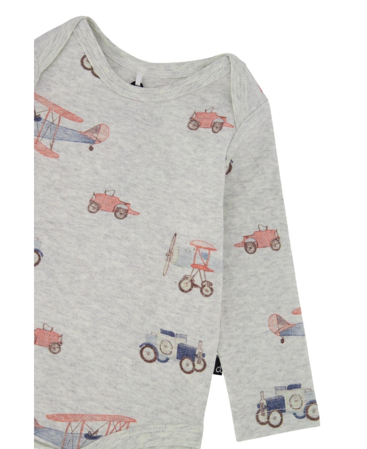 Deux par Baby Boy Cotton Onesie Printed Airplanes