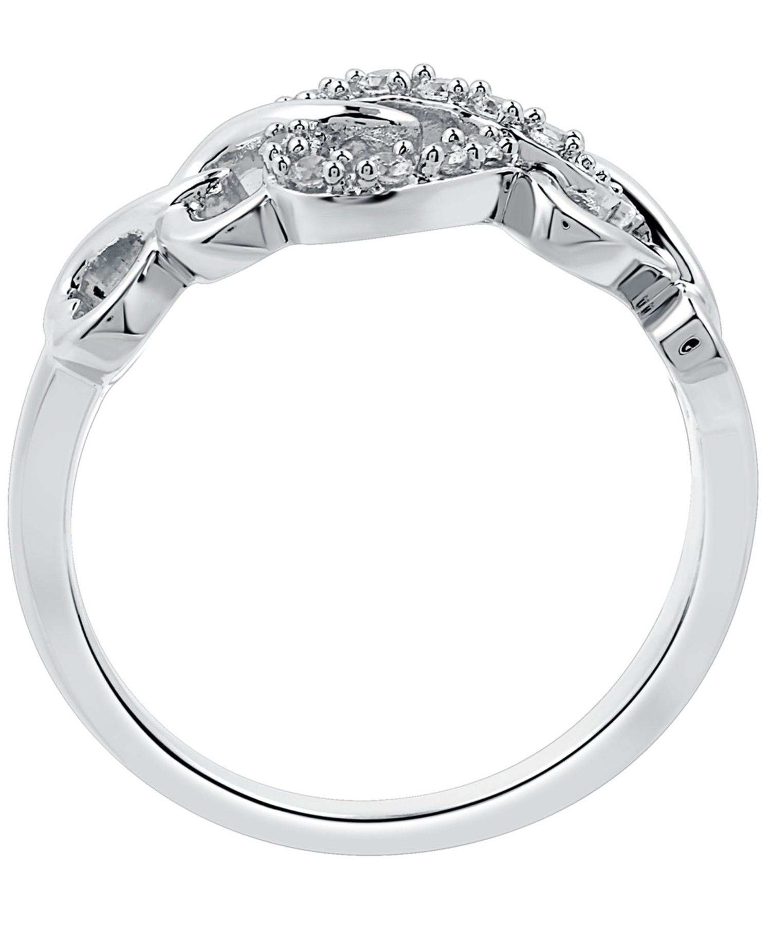 Diamond Heart Ring (1/10 ct. t.w.) in Sterling Silver