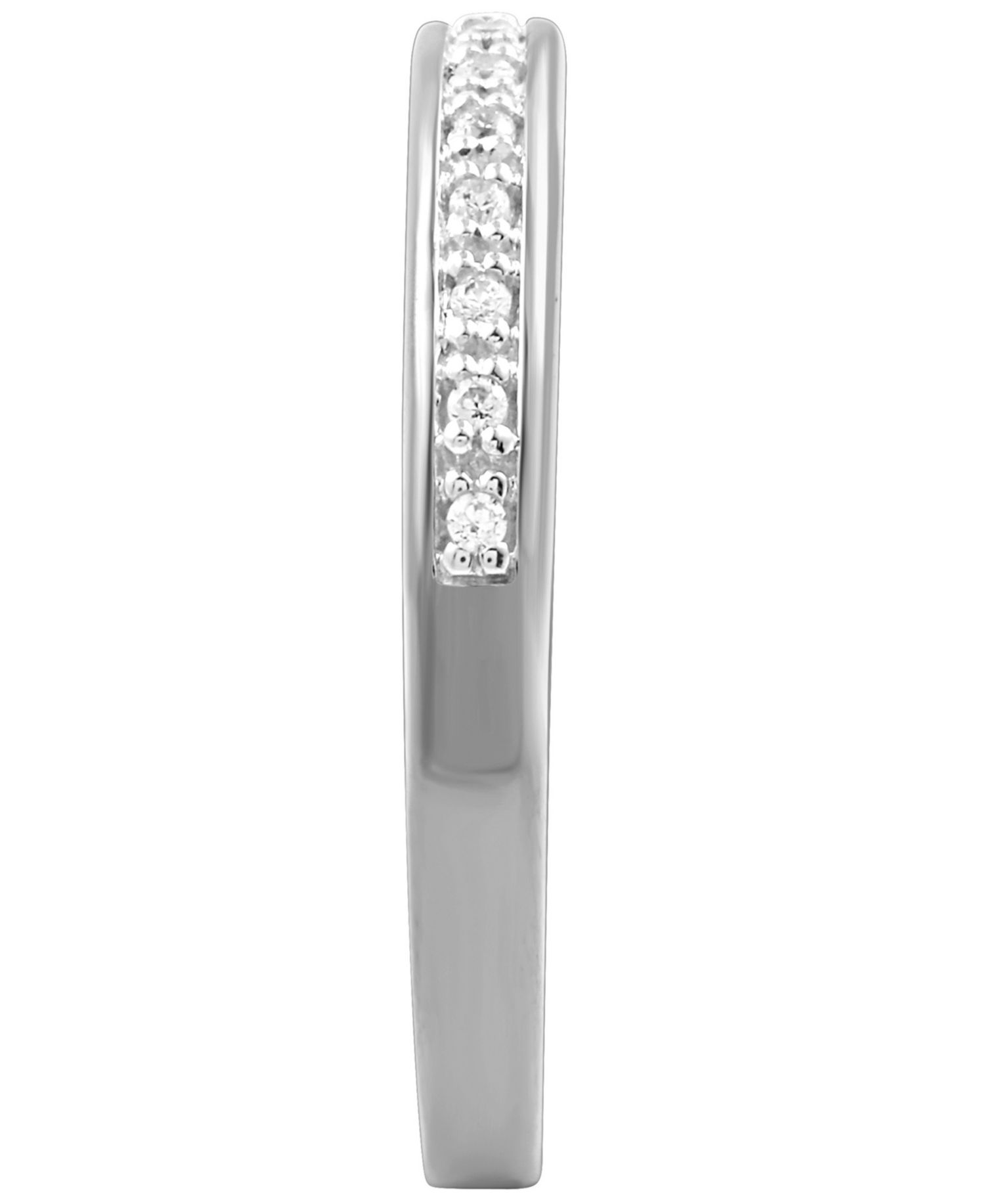 Diamond Band Ring (1/10 ct. t.w.) in Sterling Silver