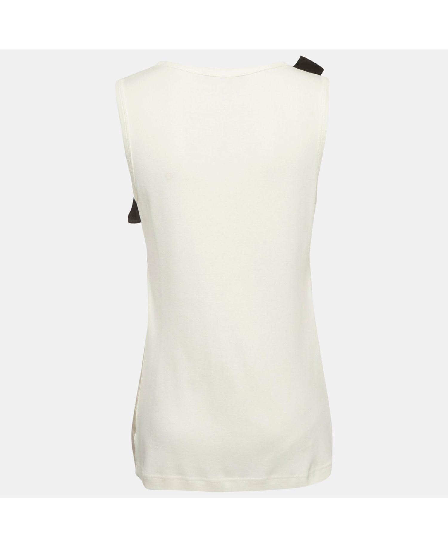 Women's Satin And Cotton Knit Tank Top