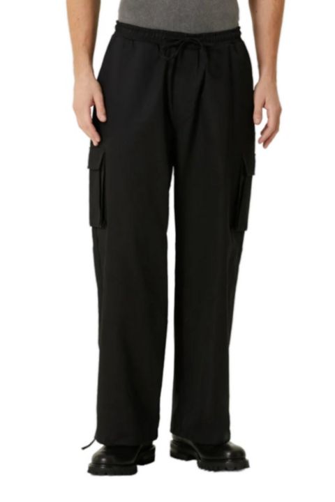 Мужские брюки PCFG Unisex Stretch Cotton-Blend Cargo, цвет: Чёрный