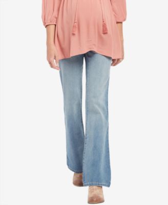 Motherhood Maternity - Medium Wash Flared Maternity Jeans