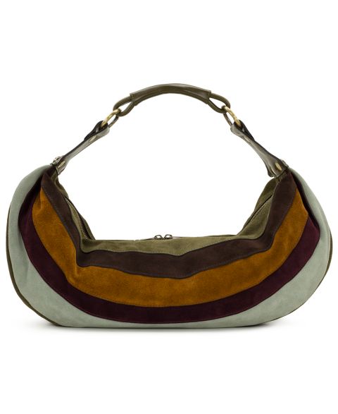 Женская сумка Patricia Nash Bente Extra-Large Hobo Shoulder Handbag, цвет: Оливковый