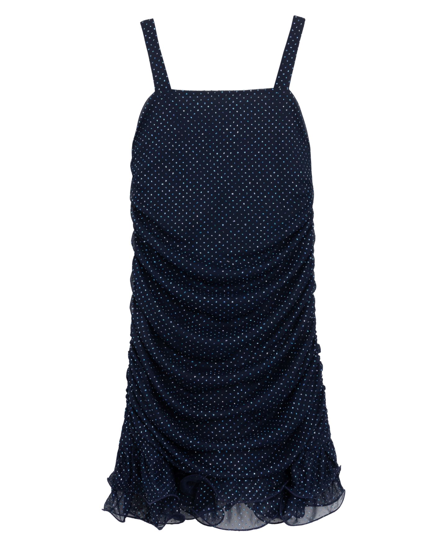 Платье Speechless Sleeveless Knee Length Square Neck Dress для девочек, цвет: Тёмно-синий — фото 1