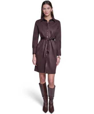 Women's Midi Shirt Dress
