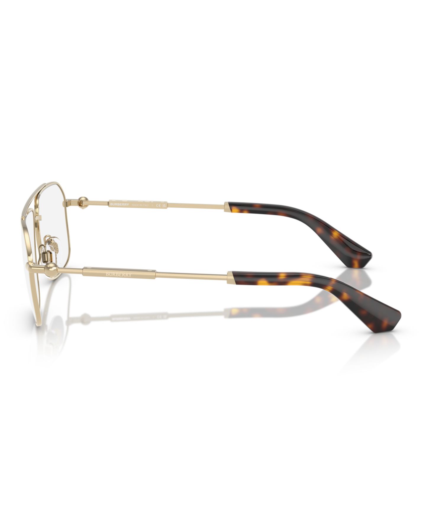 Мужские очки Burberry Eyeglasses, BE1391, цвет: Светлый золотой — фото 5