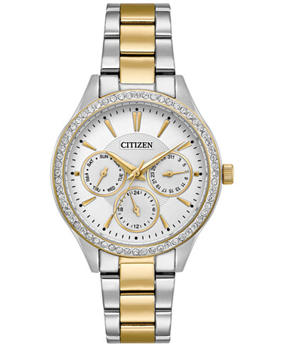 Citizen Women's Two-Tone Stainless Steel Bracelet Watch 36mm ED8169-55A, A Macy's Exclusive