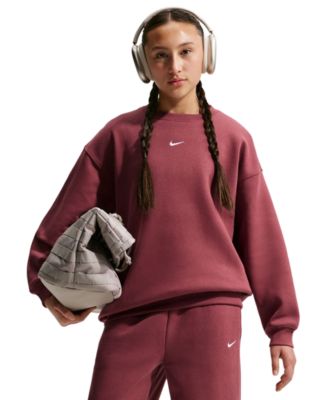 Girls' 7-16 Crewneck Fleece Sweatshirt