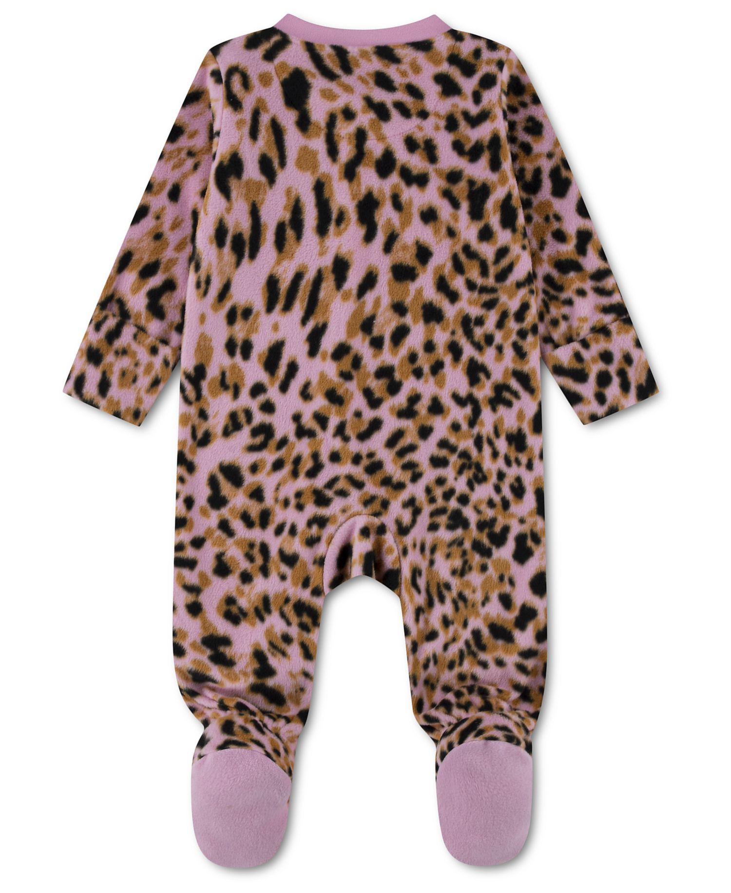 Baby Girls' Allover Printed Footed Coverall