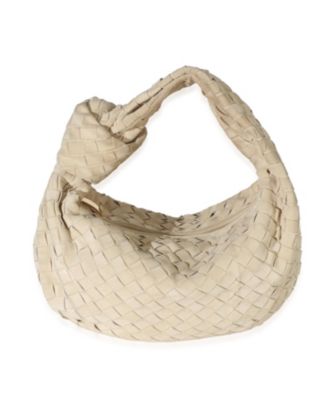 Beige Intrecciato Suede Teen Jodie