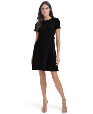 Petite Pleated A-Line Dress