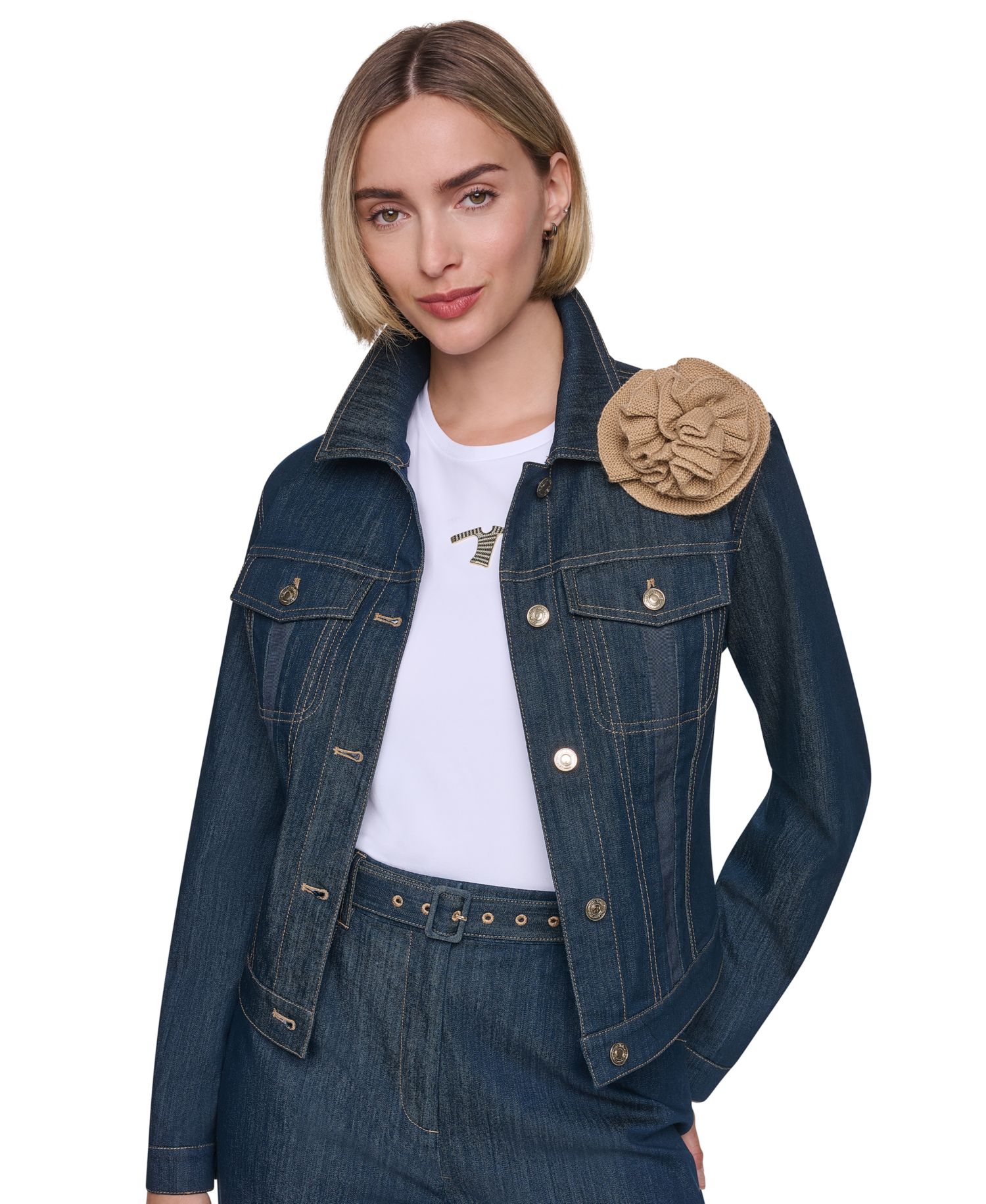 Women's Sonia Five-Button Front Trucker Jacket